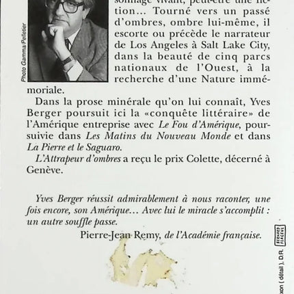 The Shadow Catcher - Yves Berger - book