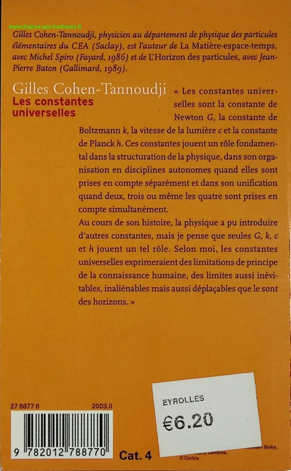 Universal Constants - Gilles Cohen-Tannoudji - book