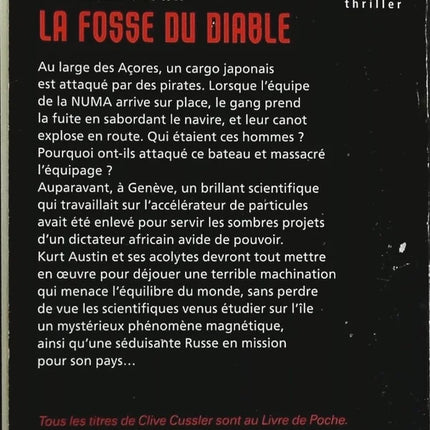 La Fosse du diable - Clive Cussler - livre