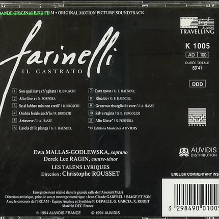 Farinelli, il castrato – Original-Filmmusik – CD