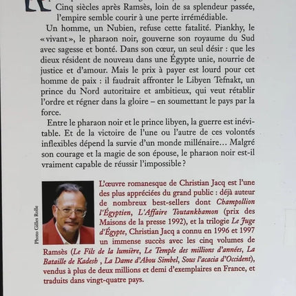 Le Pharaon noir - Christian Jacq - livre