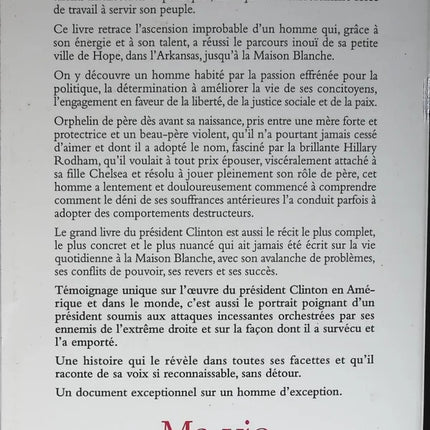 Ma vie - Bill Clinton - livre