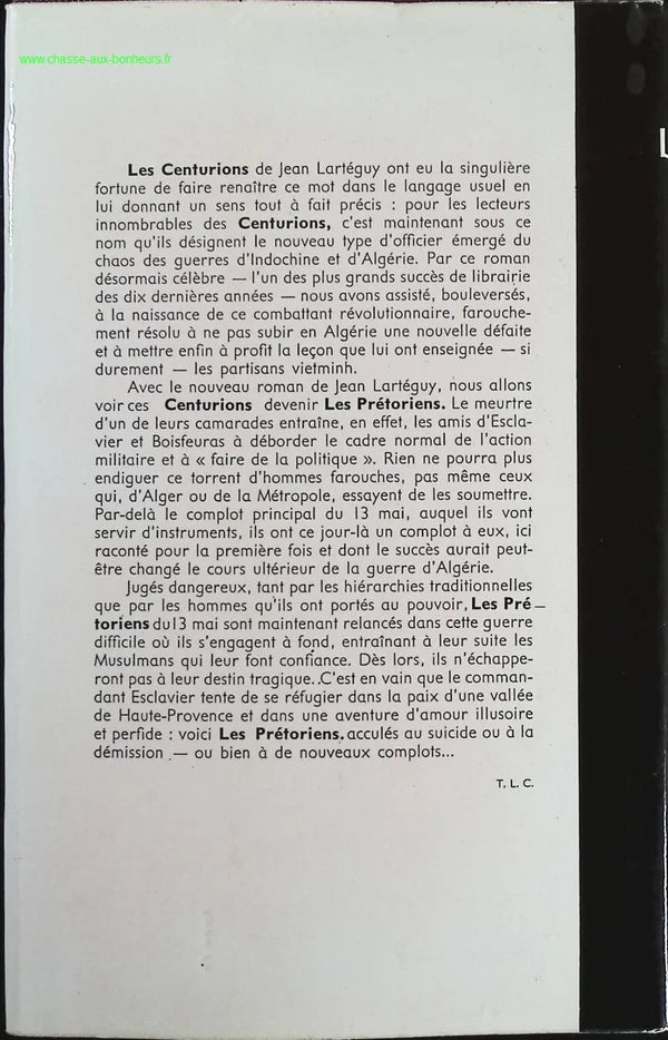 The Praetorians - Jean Lartéguy - Book