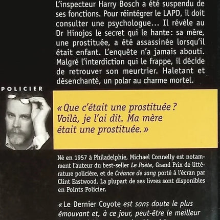 Le Dernier coyote - Michael Connelly - livre