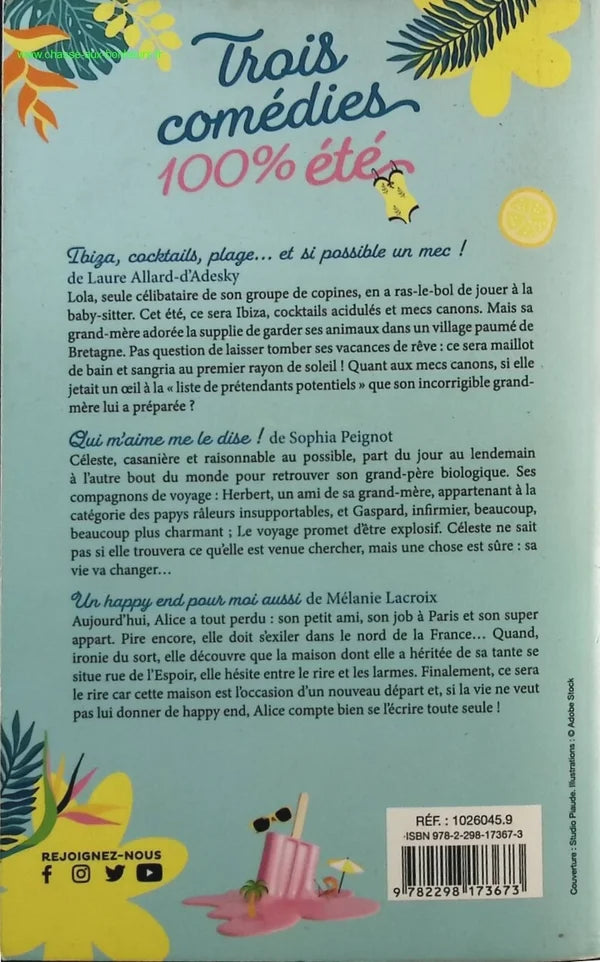 Three 100% Summer Comedies - Sophia Peignot - Book