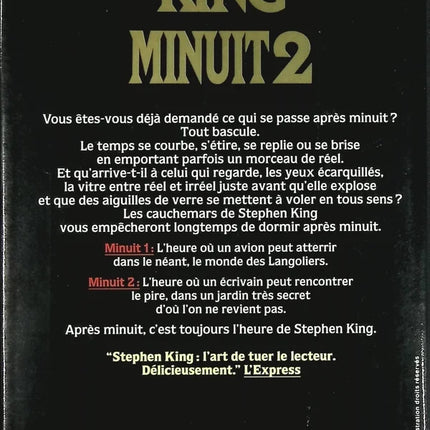 Minuit 2 - Stephen King - livre