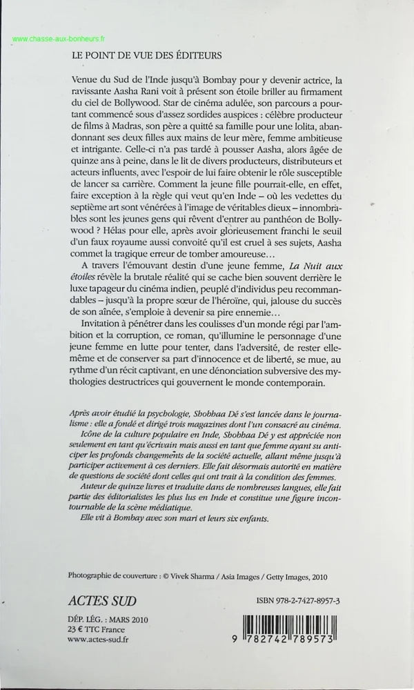 Night in the Stars - Shobhaa Dé - Book