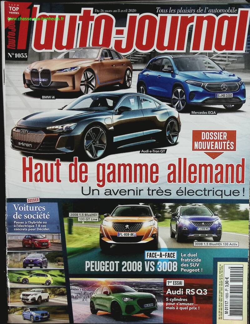 Haut de gamme Allemand - L'auto journal - n° 1055 - 2020 - revue magazine - voiture