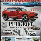 Peugeot goes all out for SUVs - L'auto journal - n° 934 - 2015 - magazine review - car