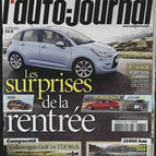 Les surprises de la rentrée - L'auto journal - n° 781 - 2009 - revue magazine - voiture