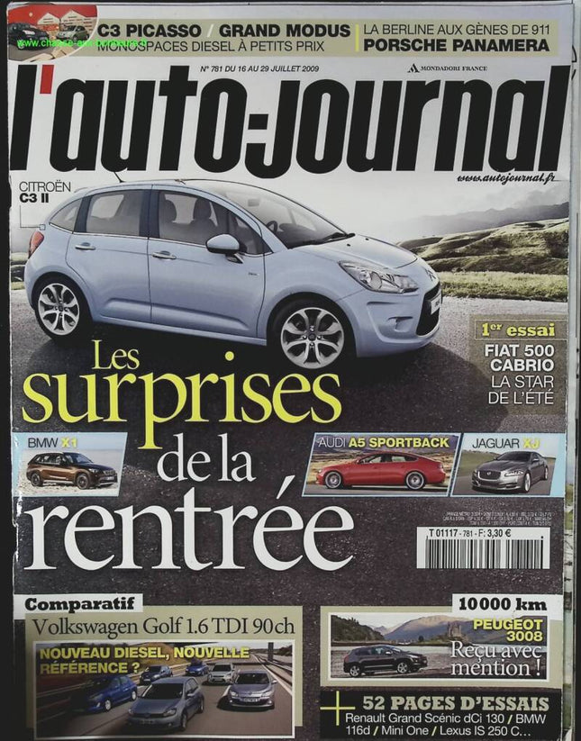 Überraschungen zum Schulanfang - L'auto journal - Nr. 781 - 2009 - Zeitschriftenrezension - Auto
