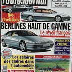 French high-end sedans - L'auto journal - n° 412 - 1995 - magazine review - car