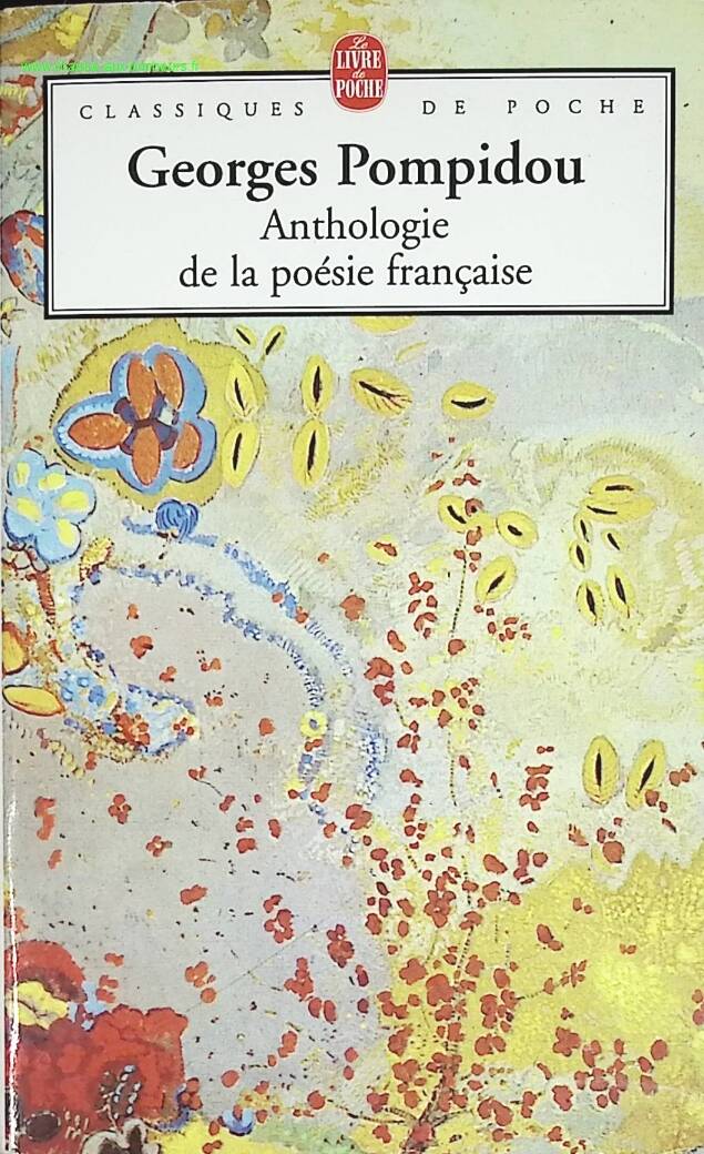 Anthology of French Poetry - Georges Pompidou - book