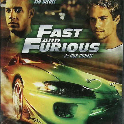 Fast and Furious - Vin Diesel - Paul Walker DVD thriller