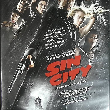 Sin City - Bruce Willis, Mickey Rourke, Elijah Wood - DVD thriller