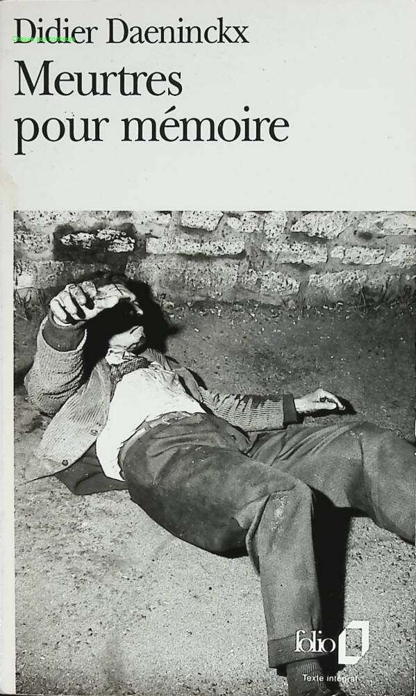 Meurtres Pour Mémoire - Didier Daeninckx - 1993 - livre