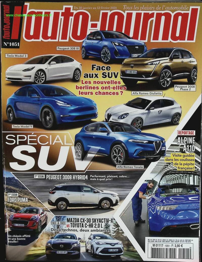 Spécial SUV - L'auto journal - n° 1051 - 2020 - revue magazine - voiture