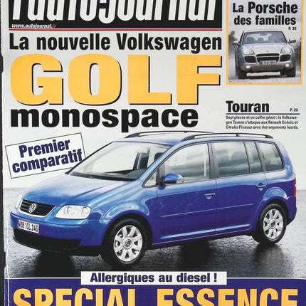 Golf MPV - L'auto journal - n° 608 - 2002 - magazine review - car