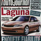 Here is the new Renault Laguna - L'auto journal - n° 535 - 2000 - magazine review - car