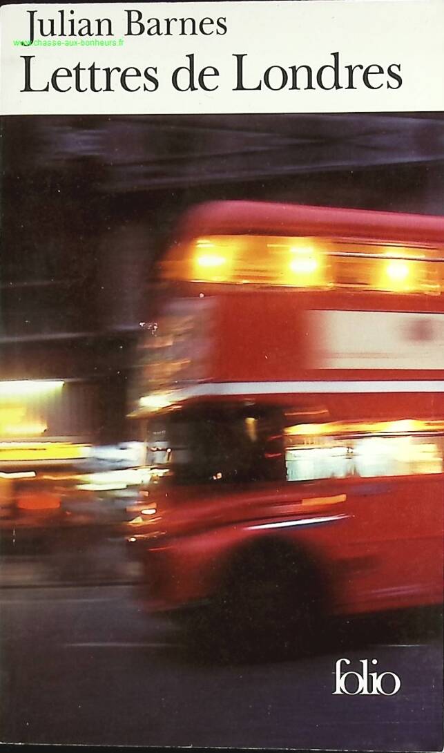 Lettres de Londres - Julian Barnes - livre