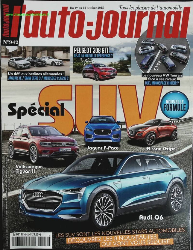 Spécial SUV - L'auto journal - n° 942 - 2015 - revue magazine - voiture