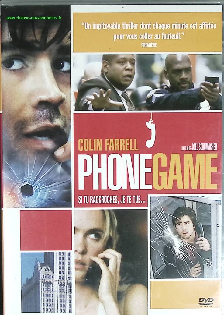 Phone Game - Colin Farrell - DVD