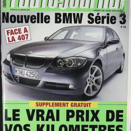 Der neue BMW 3er - L'auto journal - Nr. 664 - 2005 - Zeitschriftenbericht - Auto