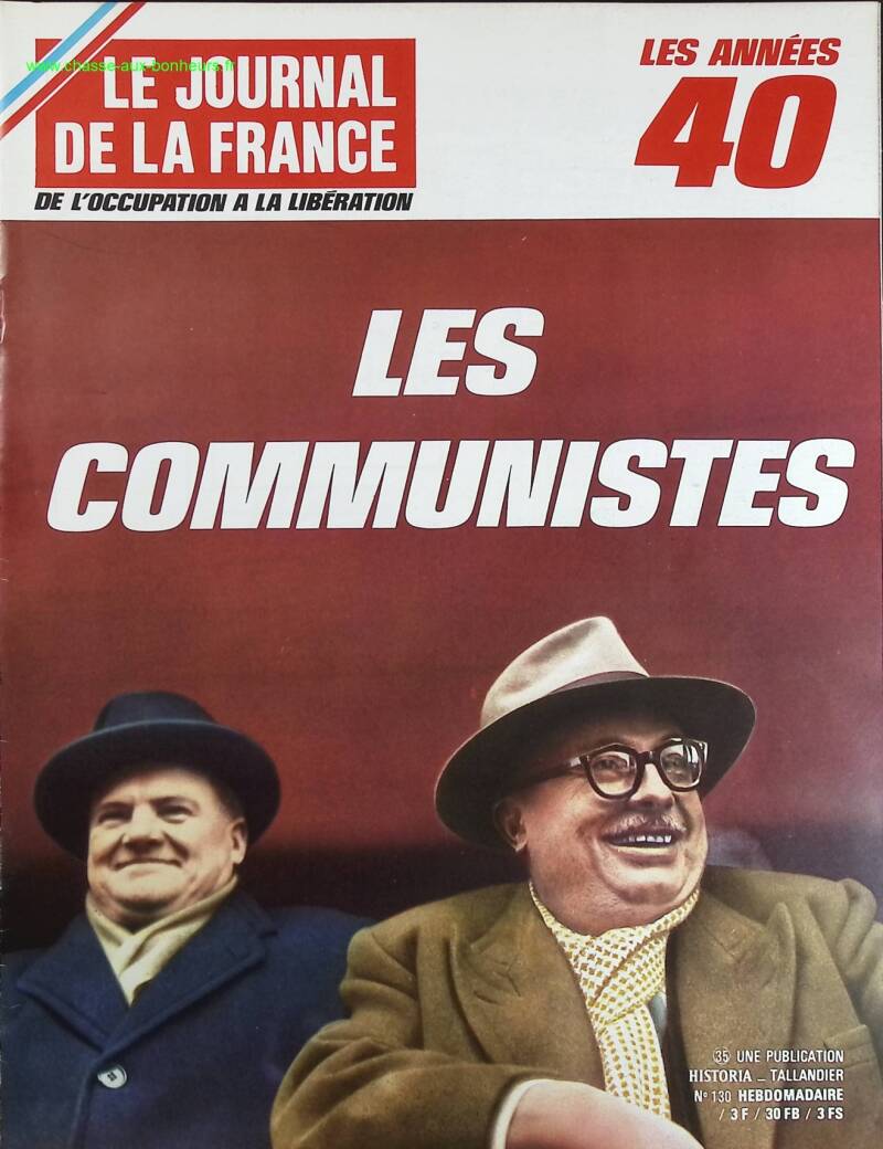 The Communists - No. 130 - The newspaper of France in the 1940s - Magazine review book