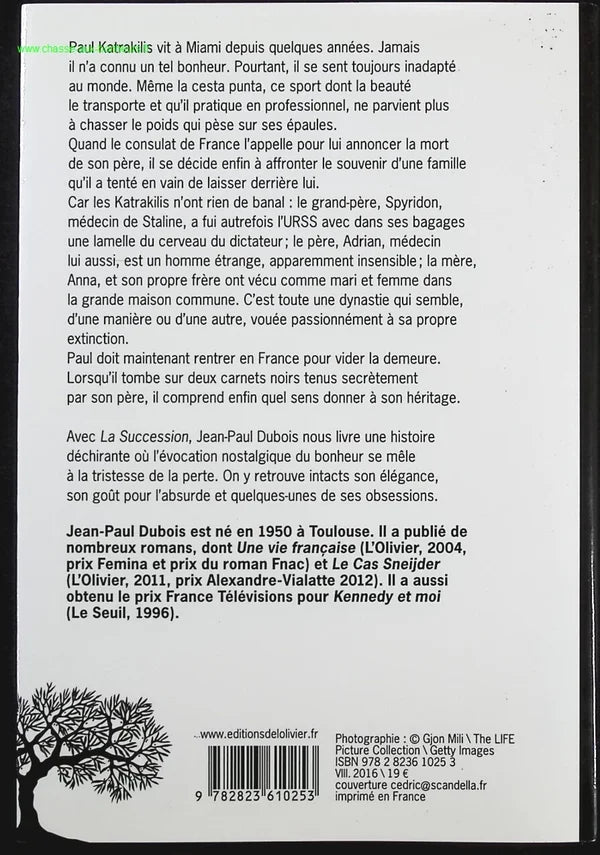 The Succession - Jean-Paul Dubois - Book