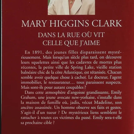 Dans la rue où vit celle que j'aime - Mary Higgins Clark - Livre