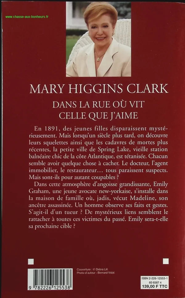 Dans la rue où vit celle que j'aime - Mary Higgins Clark - Livre