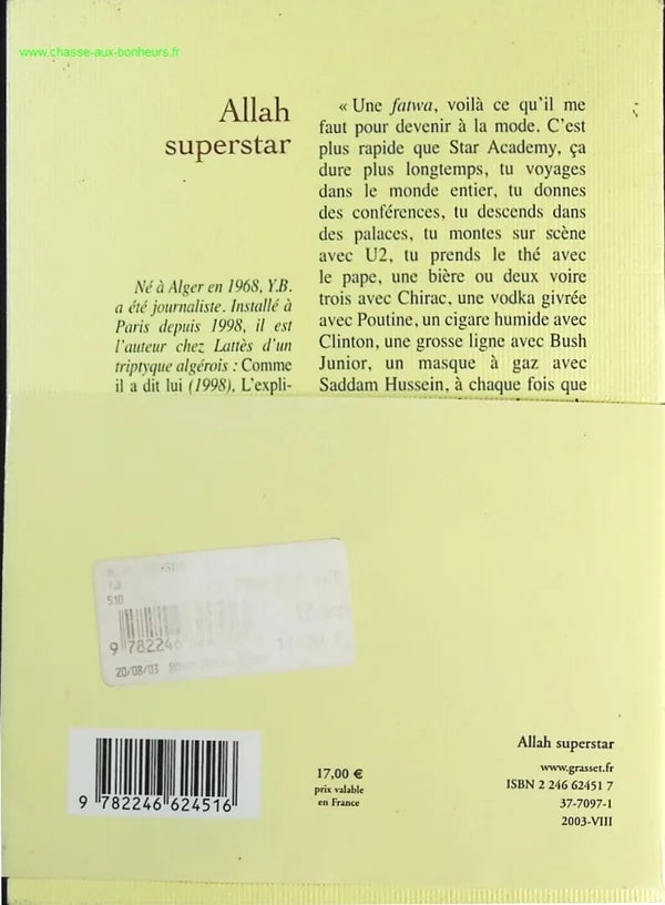 Allah Superstar - YB - Book