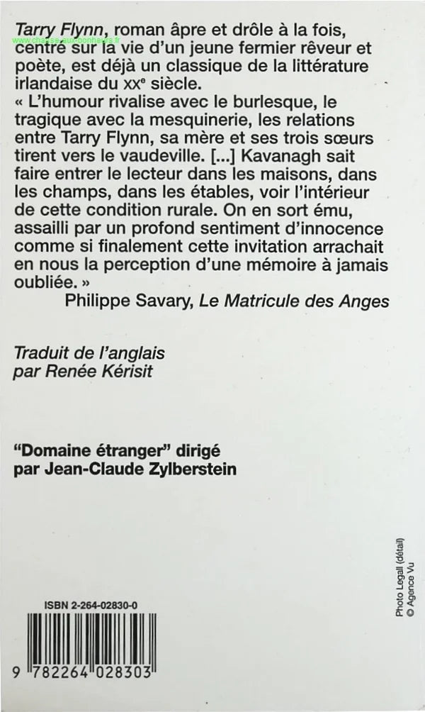 Tarry Flynn - Patrick Kavanagh - book