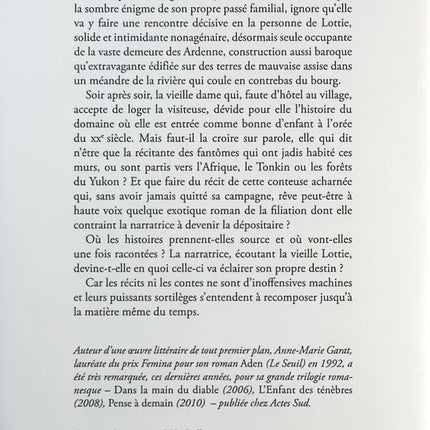 La source - Anne-marie Garat - Livre