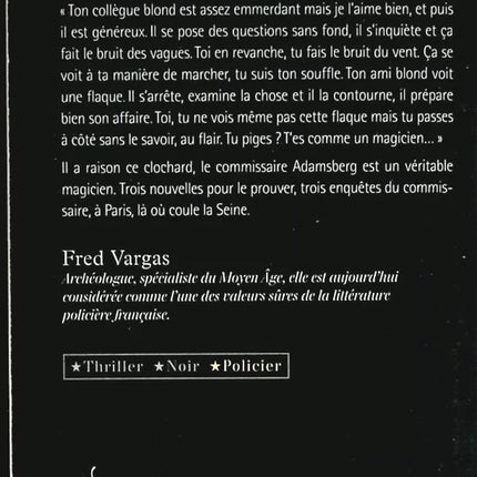 Coule la Seine - Fred Vargas - livre