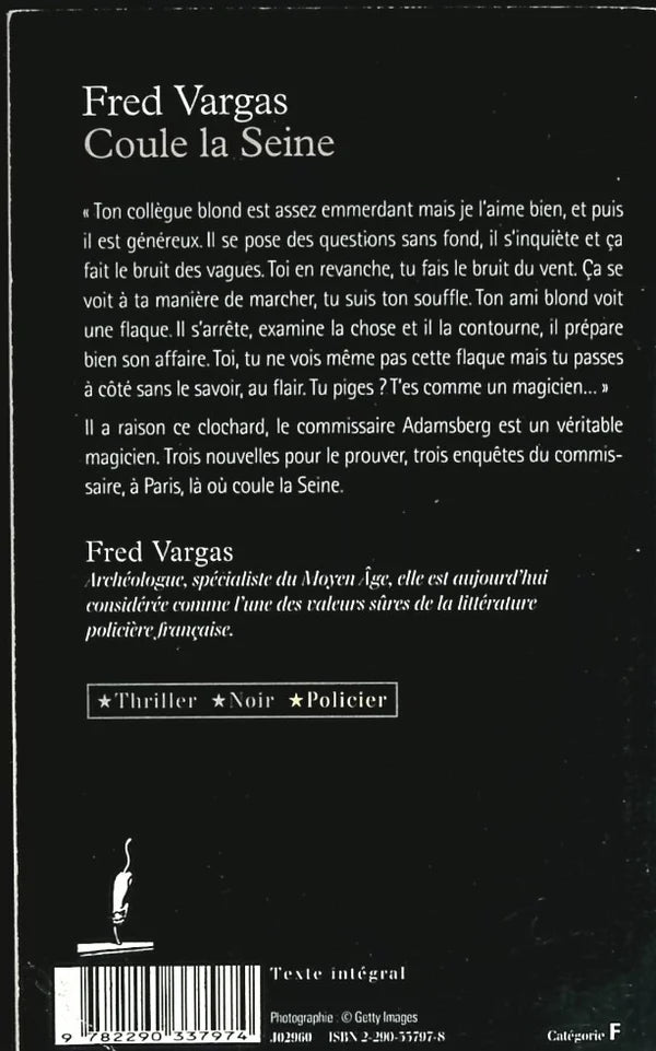 Coule la Seine - Fred Vargas - livre