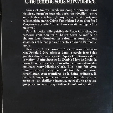 A Woman Under Surveillance - Patricia Mac Donald - book
