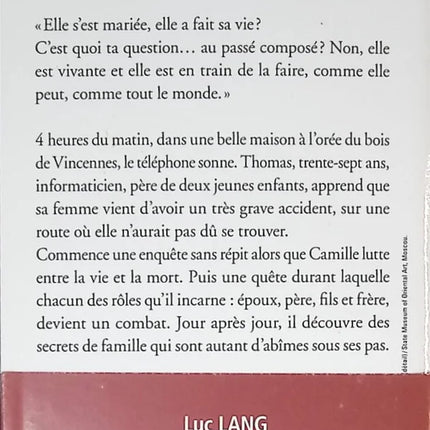 Au commencement du septième jour - Luc Lang - livre