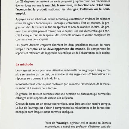 Les mécanismes de l'économie politique laisser faire ou volontarisme - Yves De Wasseige - livre