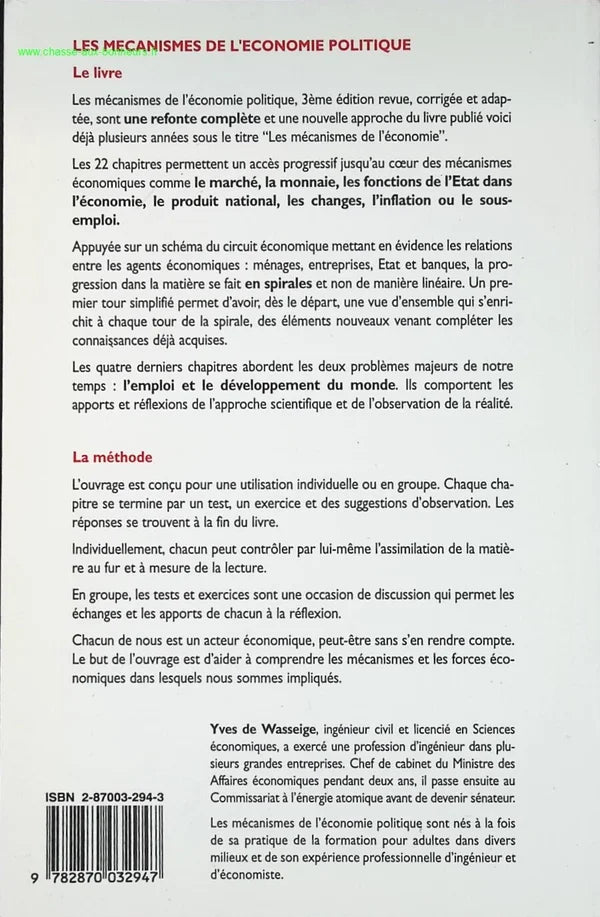 The mechanisms of political economy: laissez-faire or voluntarism - Yves De Wasseige - book