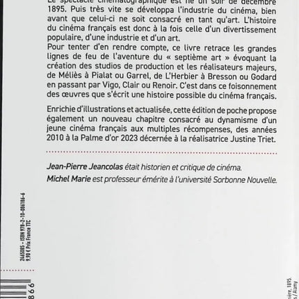 Histoire du cinéma français - Jean-Pierre Jeancolas - livre