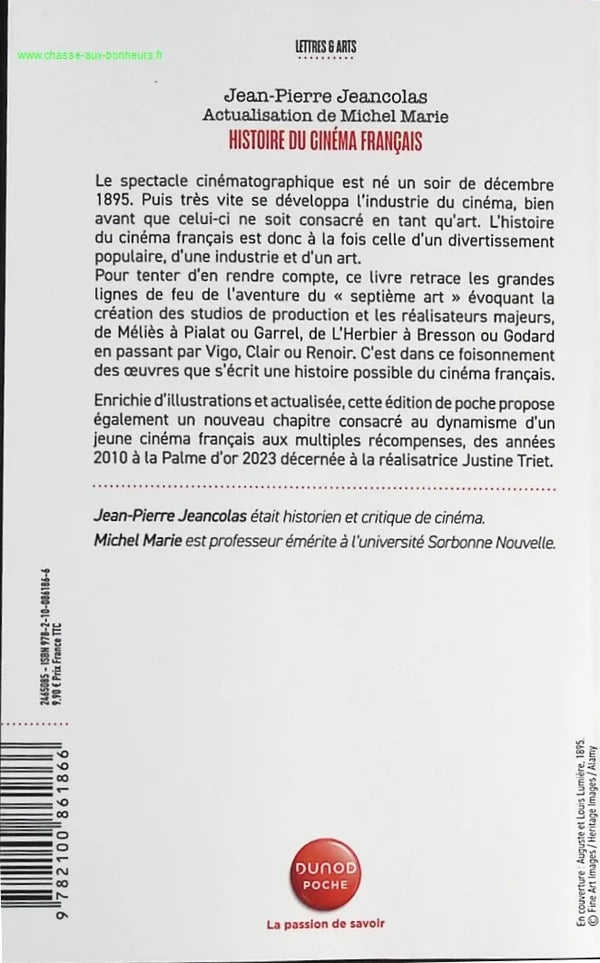 History of French Cinema - Jean-Pierre Jeancolas - book