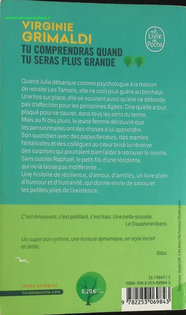 You'll understand when you're older - Virginie Grimaldi - Book