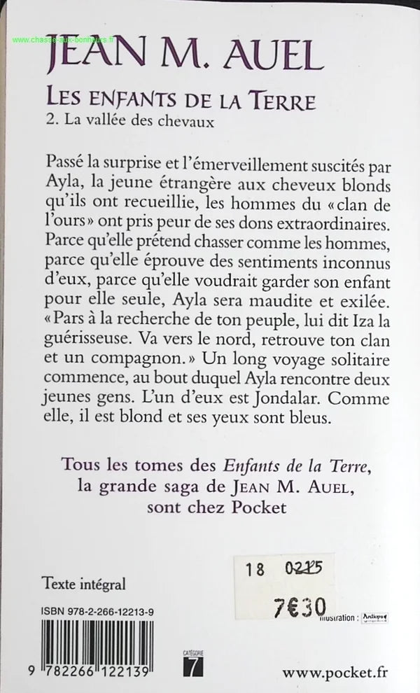 Children of the Earth, Volume 2 - The Valley of Horses - Jean M. Auel - Book