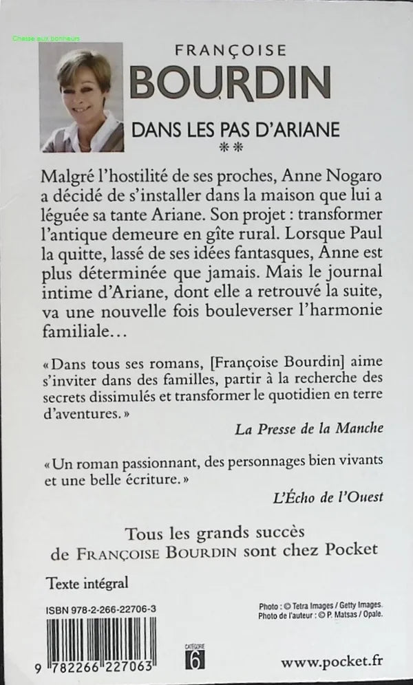 Dans Les Pas D'Ariane - Tome 2 - Françoise Bourdin - livre