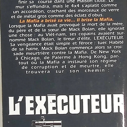 La marque du diable - L'exécuteur Gérard De Villers - Don Pendleton - Livre