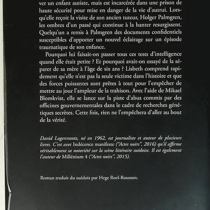 Millennium – Band 5 – Das Mädchen, das zurücktrat – David Lagercrantz – Buch