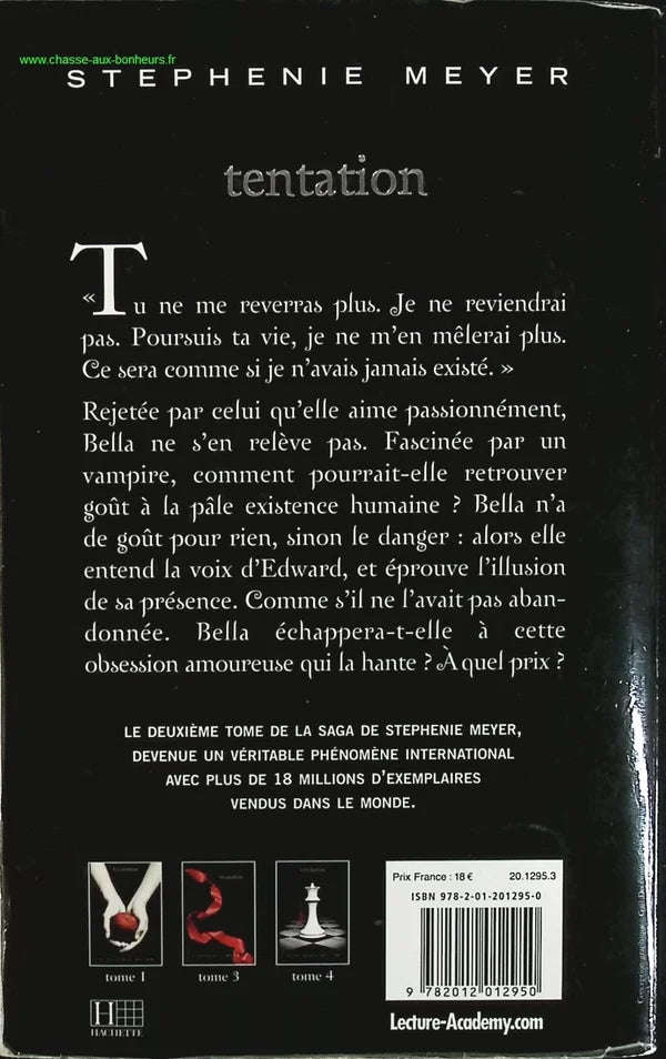 Tentation - Stephenie Meyer - livre