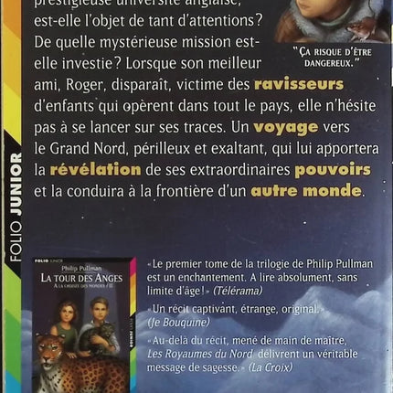 A la croisée des mondes, tome 1 - Les Royaumes du Nord - Philip Pullman - livre