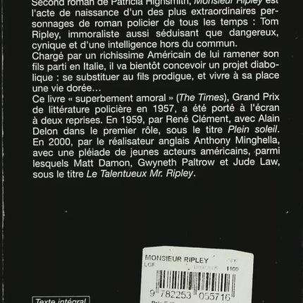 Mr. Ripley - Patricia Highsmith - Buch